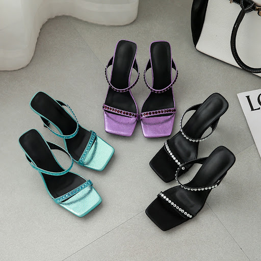Title 2, Womens Fashion Outerwear Stiletto Sandals & Sl...