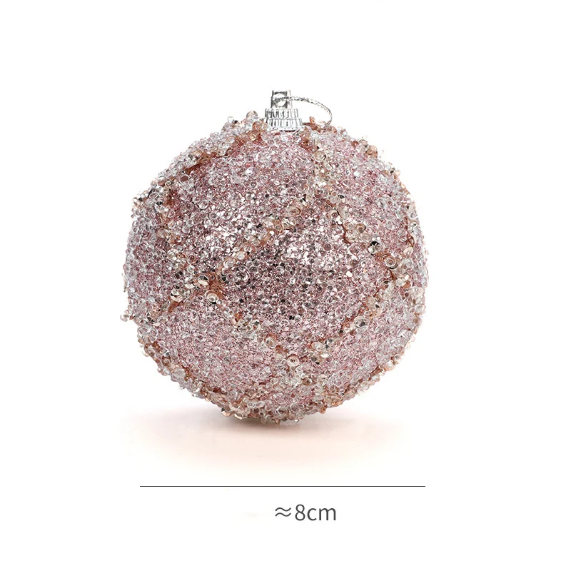 Kerstboomversiering Hangende Ballen Gekleurde Ballen Geschilderd voor een Feestelijke Sfeer en Schitterende Kerst