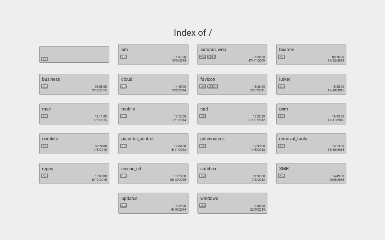 Modern Index Pages Preview image 1