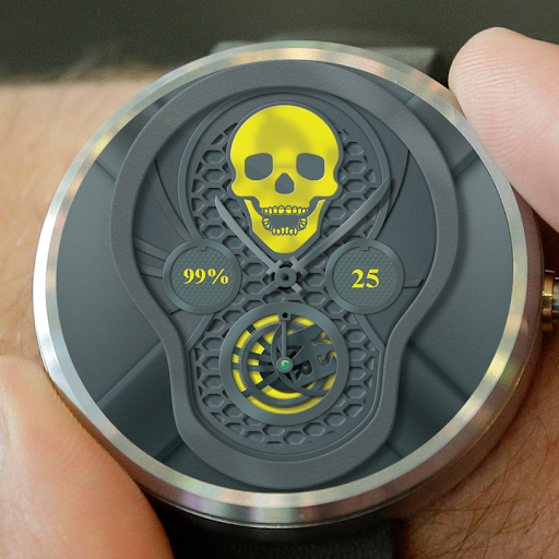 Skull Face Watch Face