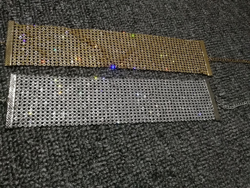 Title 4, Sexy Nightclub Flash Diamond Anklet, Widened De...