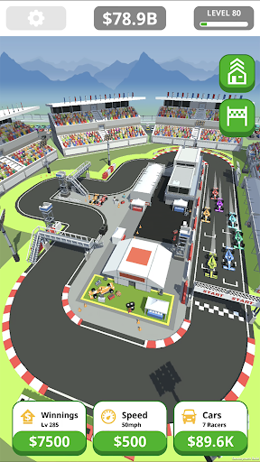 Screenshot Idle Tap Racing: Tycoon Game