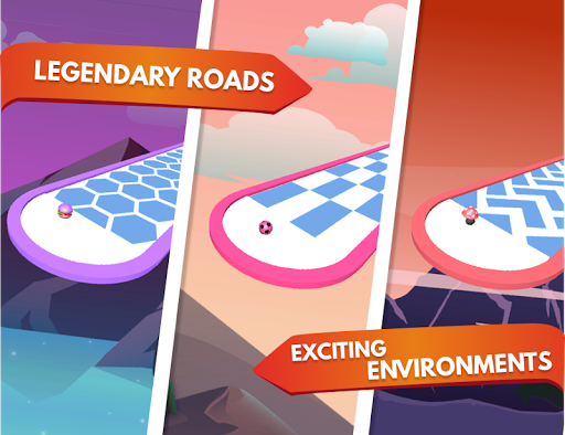 Hue Dash - Color Bump Rolling Ball Offline Game 3D