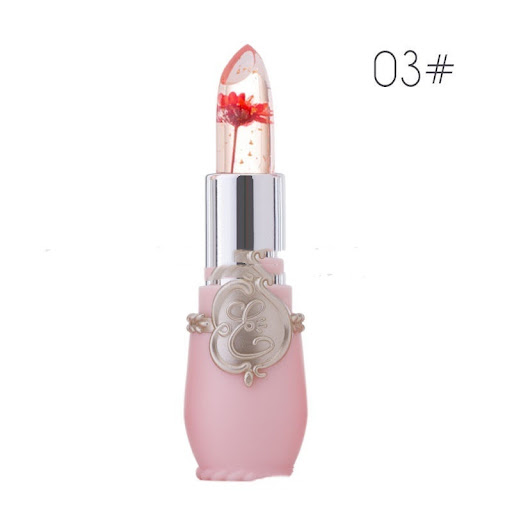 Title 4, Womens Color Changing Dried Flower Jelly Lip B...