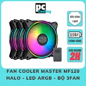 Bộ 3 Fan Cooler Master Masterfan Mf120 Halo 3In1