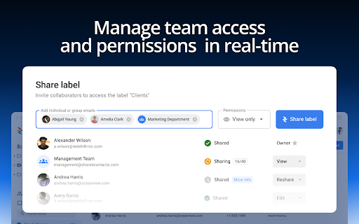 Share Google Contacts - SharedContacts.com screenshot 3