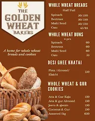 The Golden Wheat Bakers menu 1