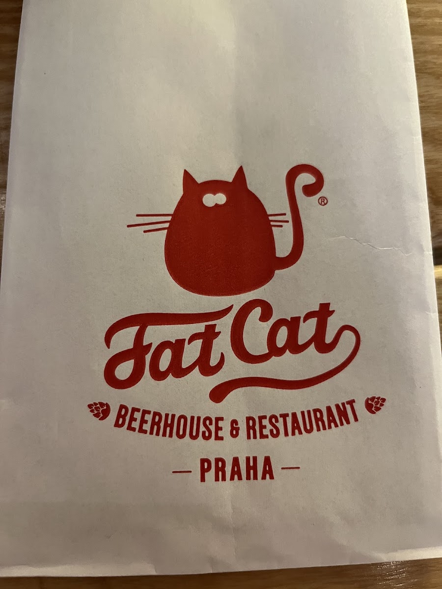 Fat Cat Beerhouse & Restaurant gluten-free menu