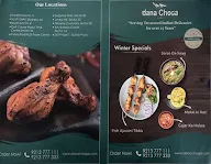 Dana Choga menu 1