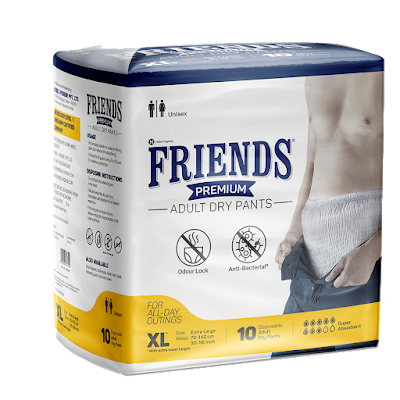 FRIENDS DIAP ADULT PULLUPS XL 10PC