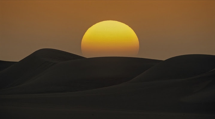 Curve di sabbia al tramonto di Alexx70