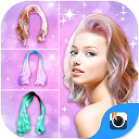 アプリのダウンロード FREE-ZCAMERA HAIRSTYLE STICKER をインストールする 最新 APK ダウンローダ