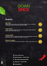 Goan Spice menu 4