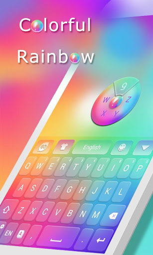 Colorful Rainbow KeyboardTheme