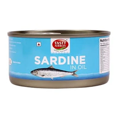 Tasty Nibbles Sardine In Oil 185 Gm