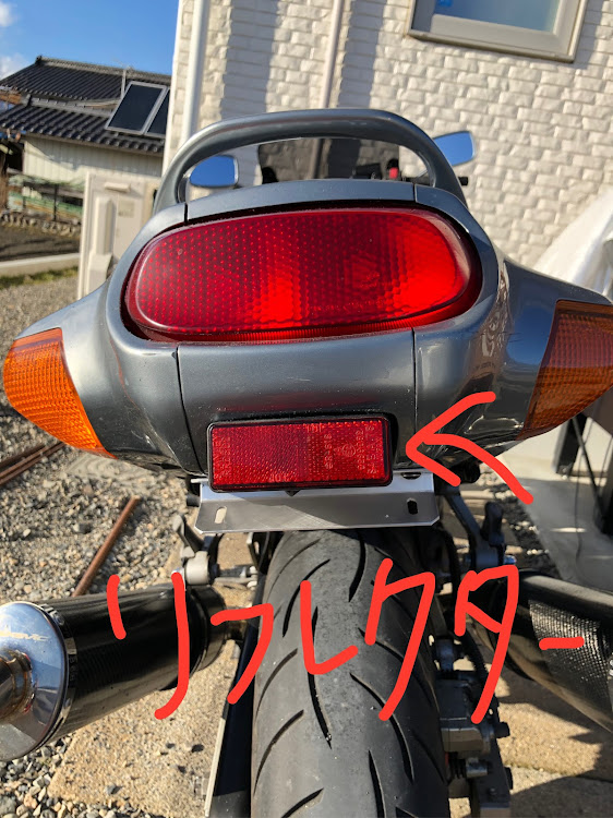 いけだ244さんが投稿したZZR400・フェンダーレス・自作・明けましておめでとうございます・バイクですみませんに関するカスタム事例の投稿画像6枚目