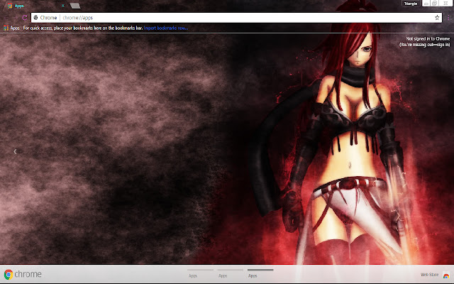 Fairy Tail 1366x768 chrome extension