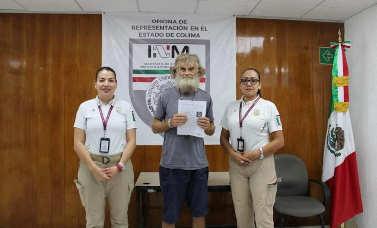 Australian sailor Timothy Lindsay Shaddock, 54, at the offices of the institute in Colima, Mexico, in this handout picture distributed to Reuters on July 18, 2023.