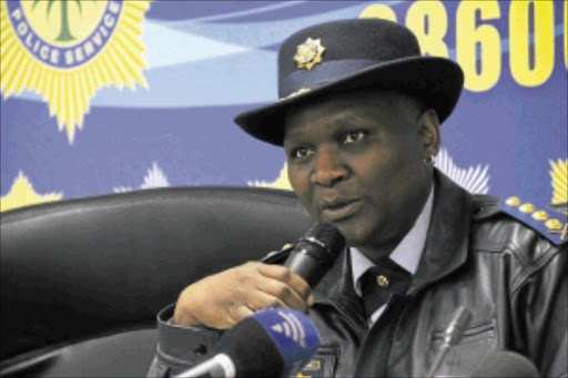 RESOLUTE: National police commissioner General Riah Phiyega at the Gauteng South African Police Service headquarters in Parktown, Johannesburg. Photo: Busisiwe Mbatha