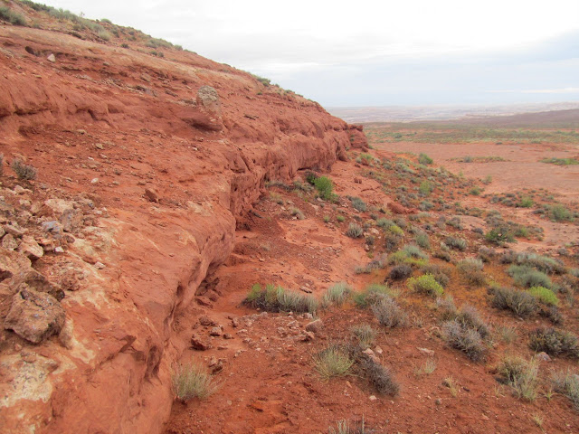 Almost above the cliff band