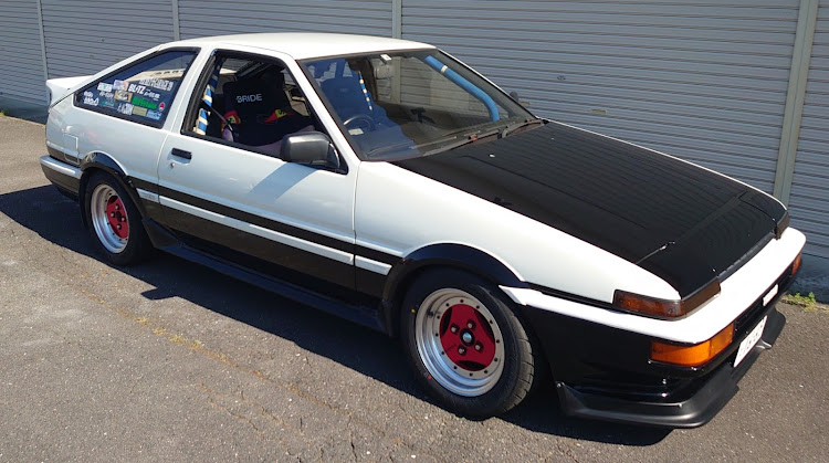 スプリンタートレノのAE86トレノ・ハチロク・ホイール交換・ADVAN・旧 ...