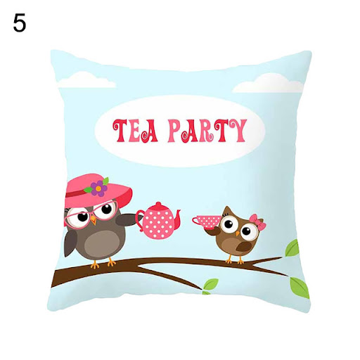 Title 22, Owl animal pillowcase cushion cover for home de...