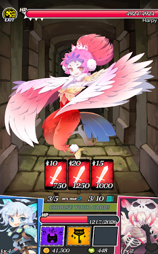 Télécharger Dungeon & Girls: Card RPG APK MOD (Astuce) screenshots 5