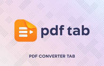 PDF Tab - PDF Converter in a New Tab Preview image 0