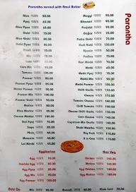 Parantha Express menu 1