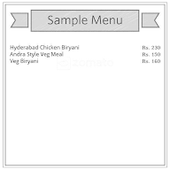 Biryanis Garden menu 1