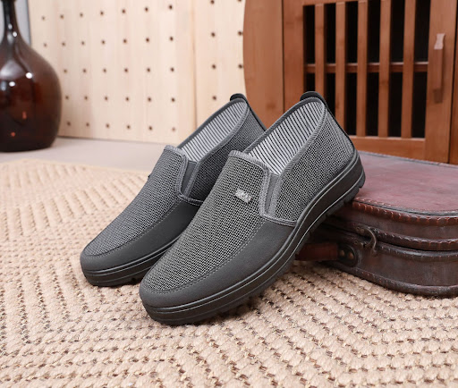 Title 25, Mens Thin Slip-on Non-slip Elderly Dad Shoes B...