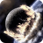 Cover Image of Download Collision of two planets LWP 1.0 APK