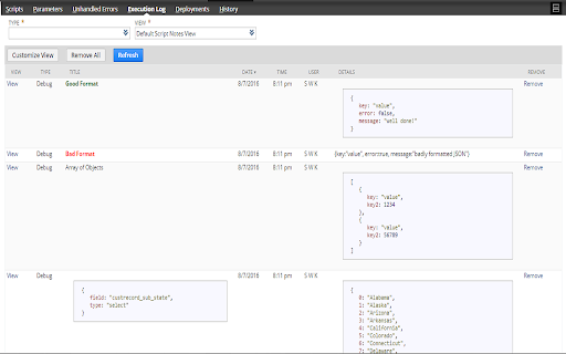 NetSuite: HTML Script Notes