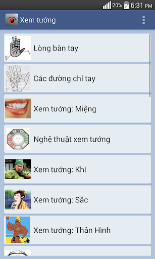 Xem tướng- xem tuong