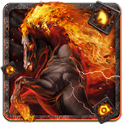 Burning Horse Theme  Icon
