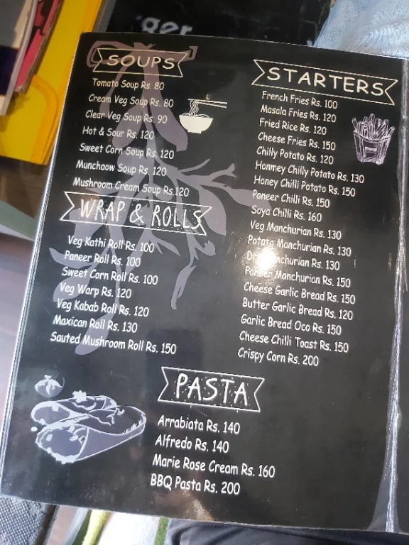 Thikana Cafe menu 