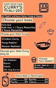 Curry's menu 7