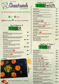 Chaatwich menu 4