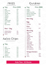 Curly Potato menu 1