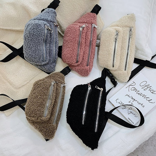 Title 4, Winter Crossbody Bags for Women Plush Shoulder ...