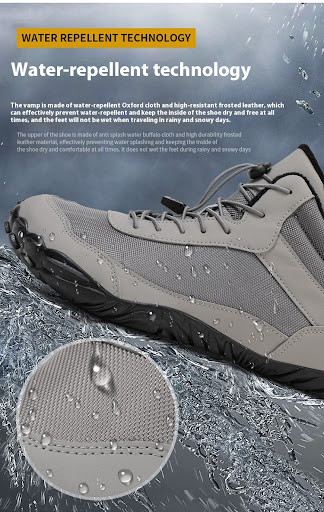 Title 5, Fleece-lined Waterproof Snow Boots for Couples,...