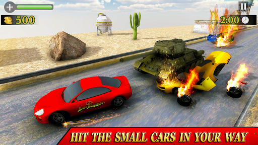 US Tank Racer Stunt Heavy Traffic