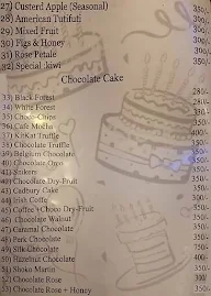 Cake D Light menu 1