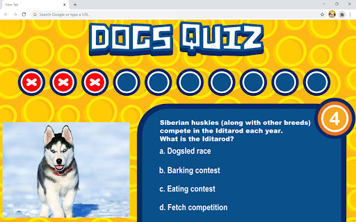 Dogs Quiz Game