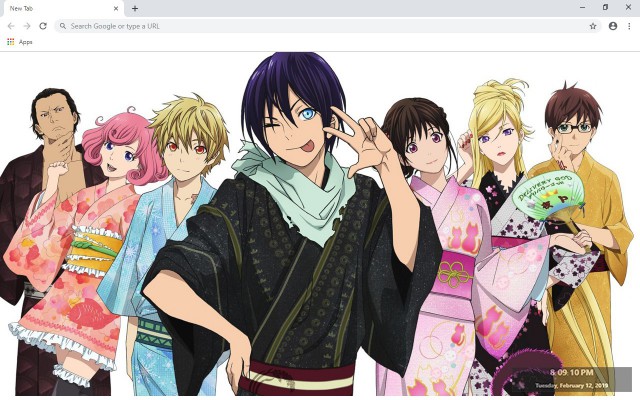 Noragami New Tab & Wallpapers Collection