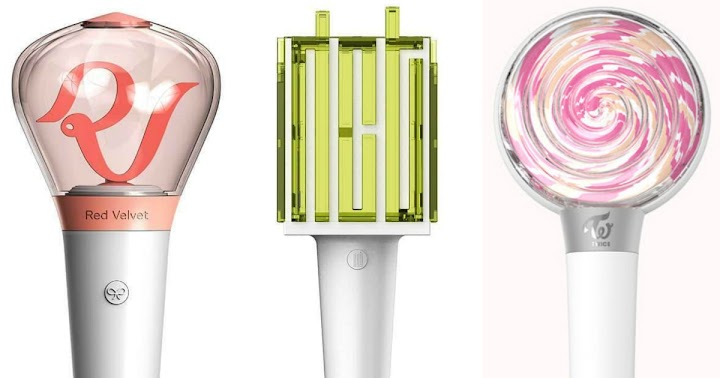 Here Are 40+ K-Pop Artists' Lightsticks, Organized By Color For