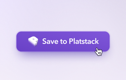 Platstack: The Save button for the internet small promo image