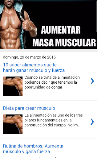 Ganar Masa Muscular