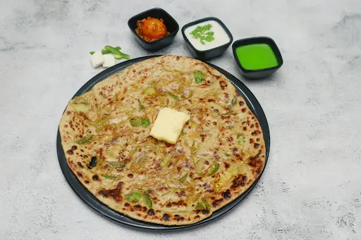 Paneer Shimla Mirch Paratha