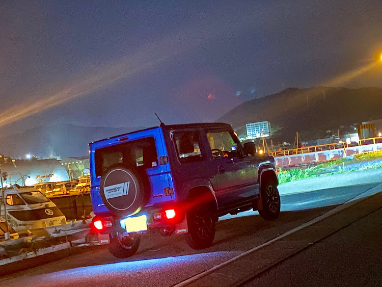 ジムニーの夜ドライブに関するカスタム事例の投稿画像1枚目